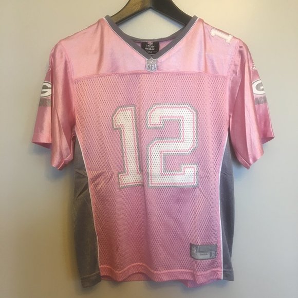 pink aaron rodgers jersey